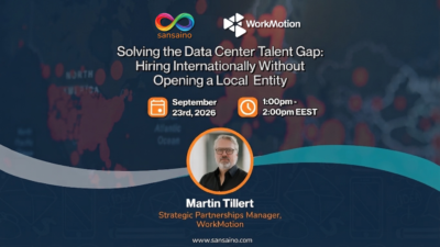 Nordic Data Center Week Sansaino webinar 2026